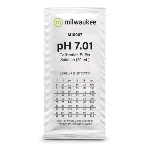 Milwaukee Trattamento acqua soluzione calibrazione pH 7.01 20 ml monouso