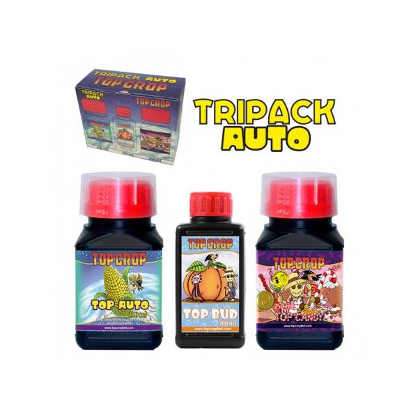 Top Crop Fertilizzanti TRIPACK AUTO kit fertilizzanti per autofiorenti
