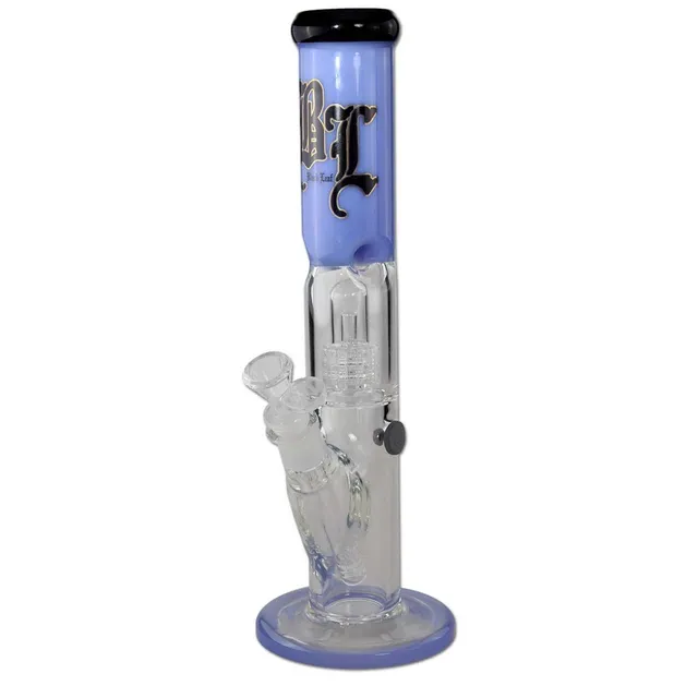 Black Leaf Parafernalia Blue Hour2 Ice Bong Drum Perc bong in vetro 5 mm