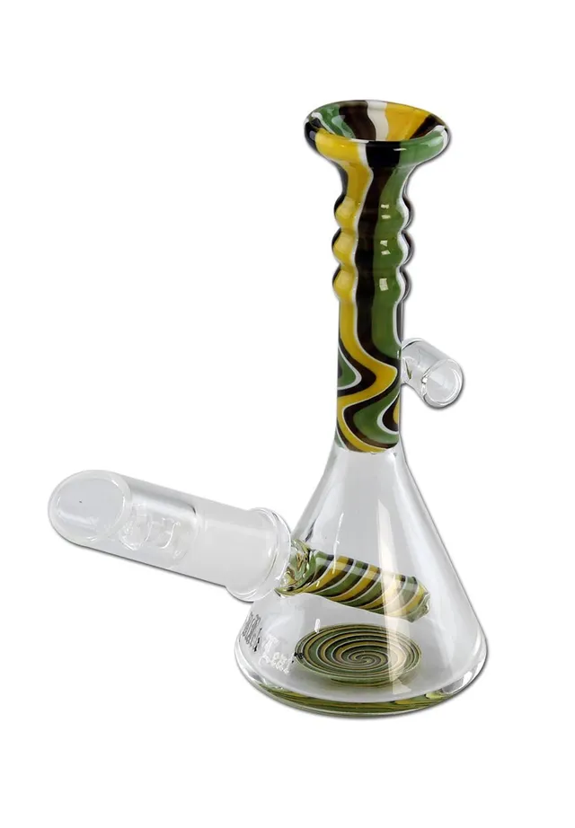 Black Leaf Parafernalia Mini Oil Bong verde multicolore