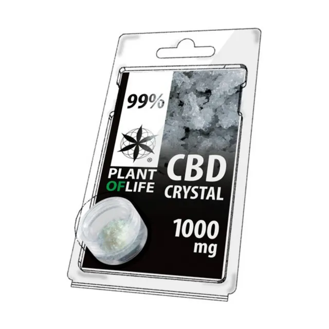 Plant of Life CBD Powder Crystal 99% 1000MG cristalli 1000 mg