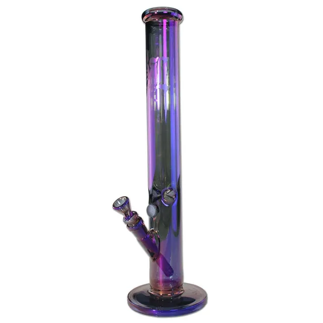 Black Leaf Neverland Ice Bong Rainbow Effect blue/lilac bong blu lilla