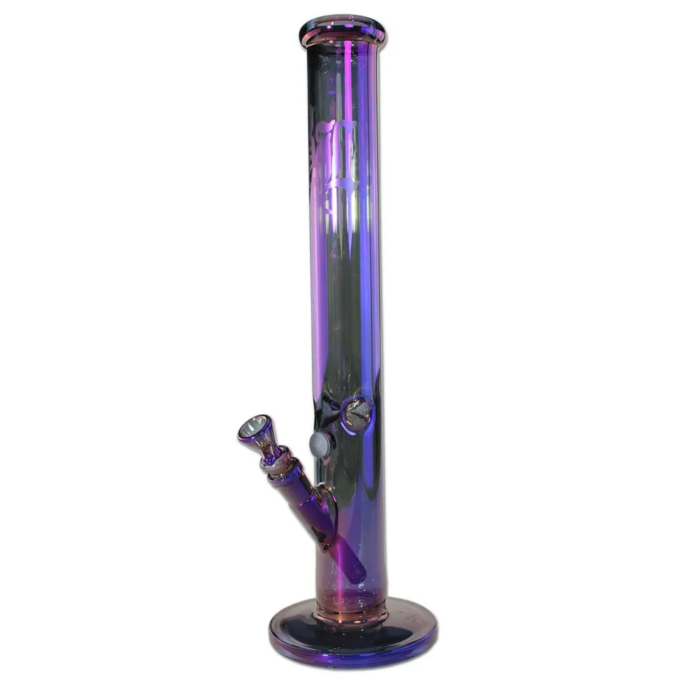 Black Leaf Neverland Ice Bong Rainbow Effect blue/lilac bong blu lilla