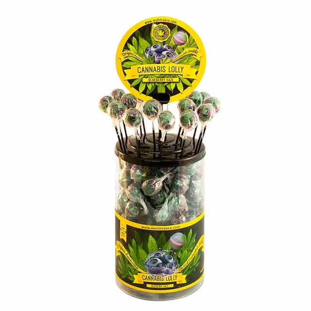 Plantadiscount Blueberry Haze lecca lecca senza THC 100 pezzi
