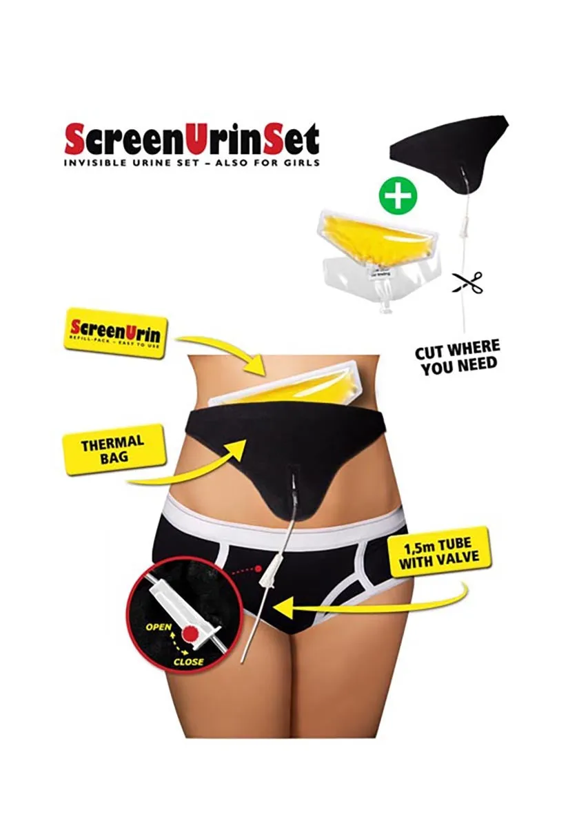 ScreenUrin Parafernalia ScreenUrin set 2.0 sistema tubo per urina