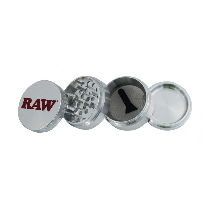 RAW Parafernalia GRINDER IN ALLUMINIO 56MM 4 PARTI grinder 56 mm 1 pezzo