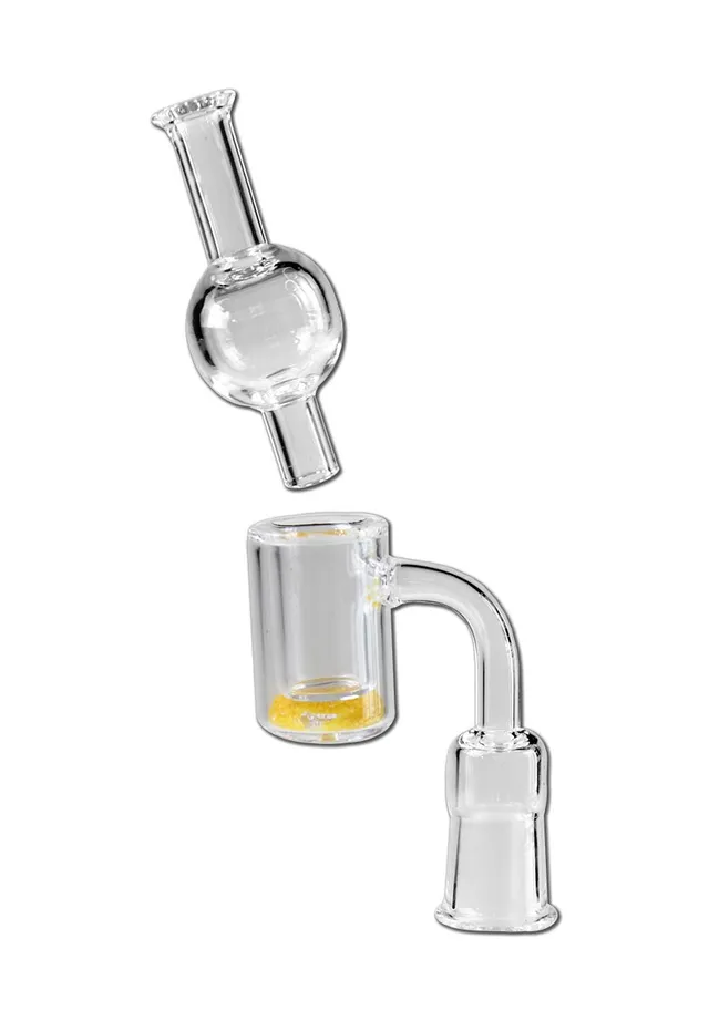 Black Leaf Parafernalia Glass Banger Set banger in vetro con carb cap
