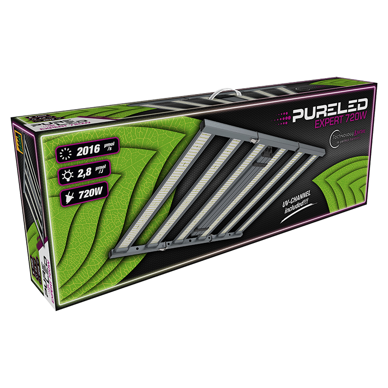 Pure Tent Sistemi a LED Pure Led EXPERT lampada LED 720W con canale UV dimmerabile