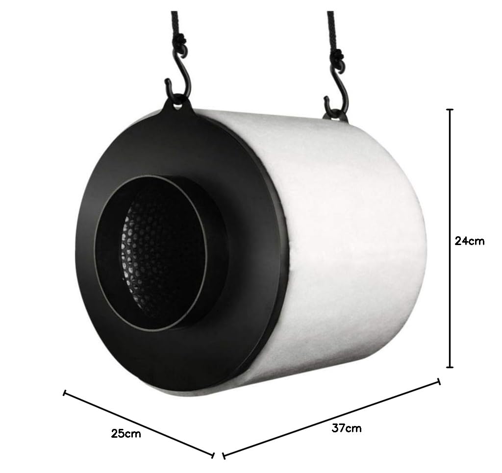 Garden HighPro PROACTIV ODOUR FILTERS 600 filtro a carbone 125 mm 400 m³/h cocco