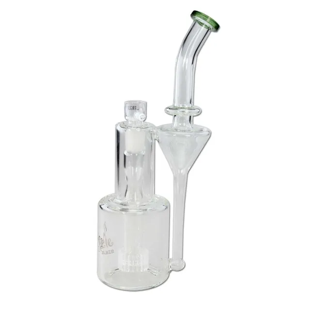BLAZE GLASS Recycler bong in vetro borosilicato