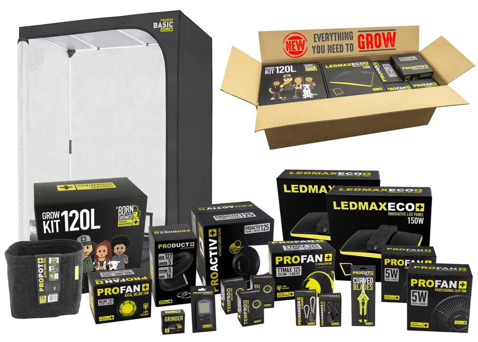 Garden HighPro PROBOX GROW TENTS GROWKIT 120L kit coltivazione 120x60x180 cm completo