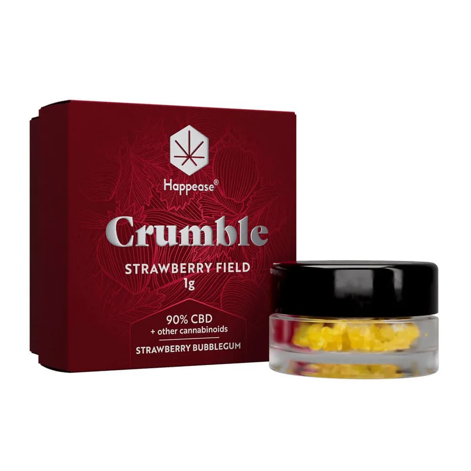 Happease Extracts Strawberry Crumble 90% CBD + Other Cann 1gr 41579 estratto CBD 1 g
