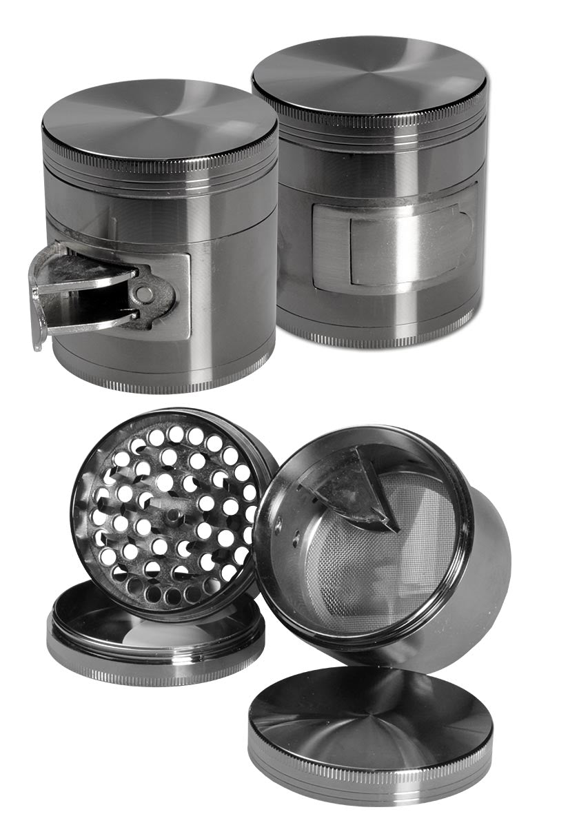 Parafernalia Grinder 4-part with Ejection grinder grigio 4 parti