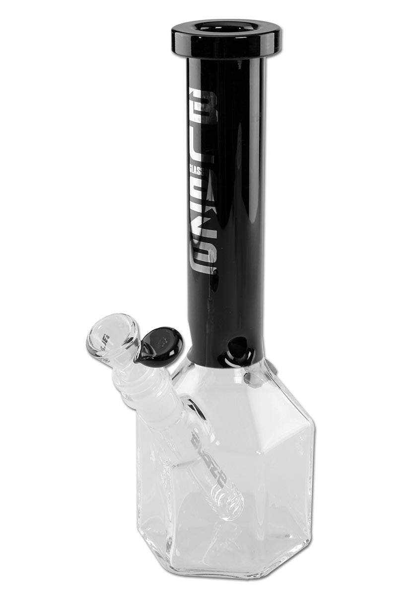 BLAZE GLASS Parafernalia Chump Ice Bong nero 4 mm