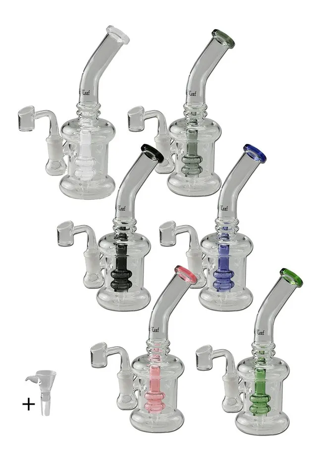Black Leaf Parafernalia Percolator Bong Herbs + Oil bong per erbe e olio
