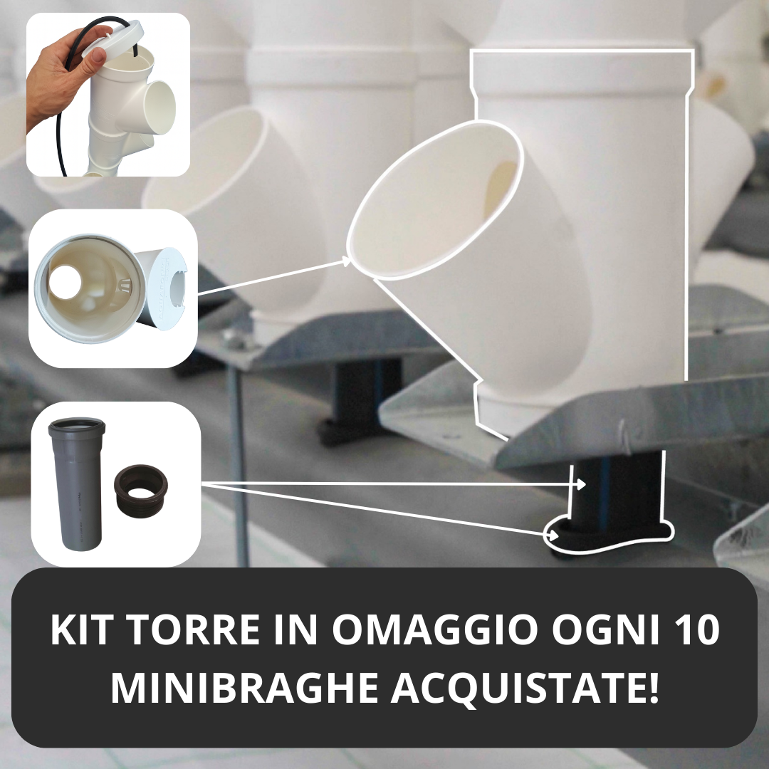 Aquaponic Design Kit idroponica KIT MAKERS kit 20 minibraghe con pompa