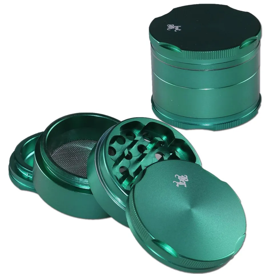 Black Leaf BL Grinder New Edge grinder 4-part con scanalature