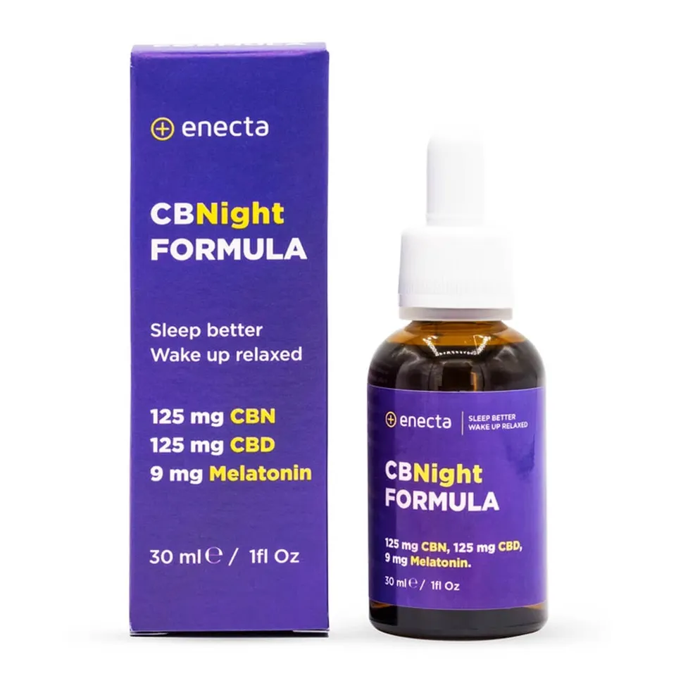 Enecta CBNight Formula olio 125 mg CBN + 125 mg CBD 30 ml