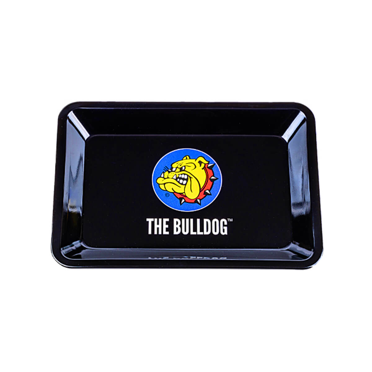 The Bulldog Parafernalia Original Metal Rolling Tray Small vassoio in metallo