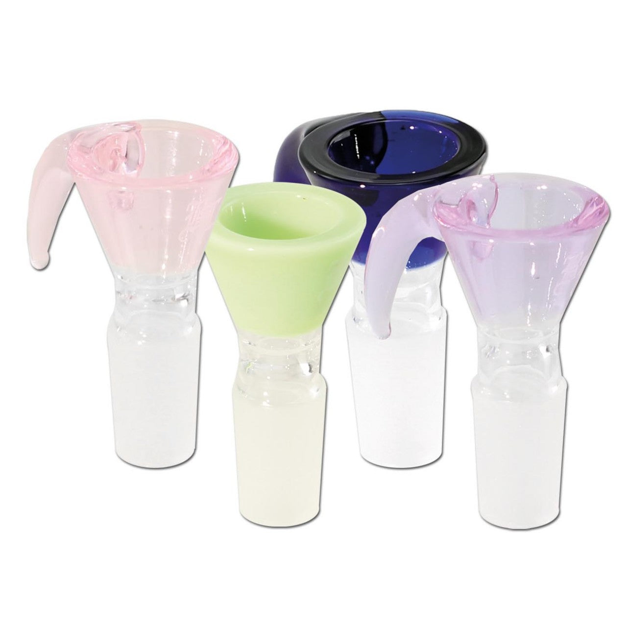 Black Leaf Parafernalia BL Herb Bowl with Horn braciere in borosilicato
