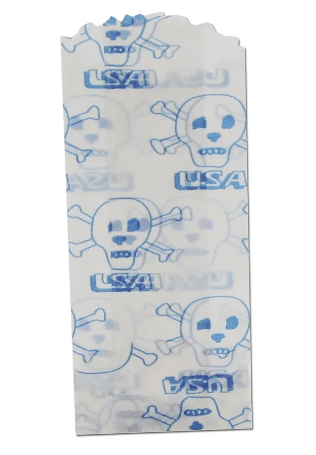 Parafernalia Little Bags made of Parchment Paper USA Skull bustine in carta