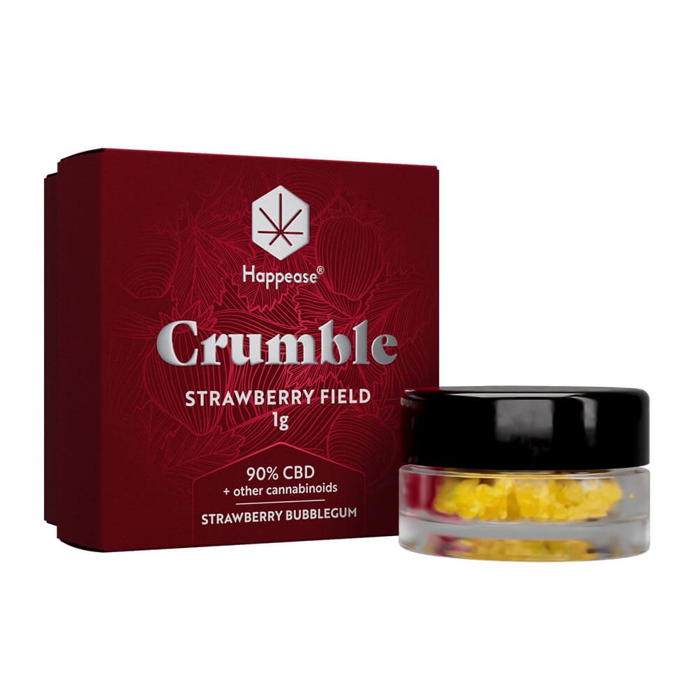Happease Extracts Strawberry Crumble 90% CBD + Other Cann 1gr 41579 estratto CBD 1 g