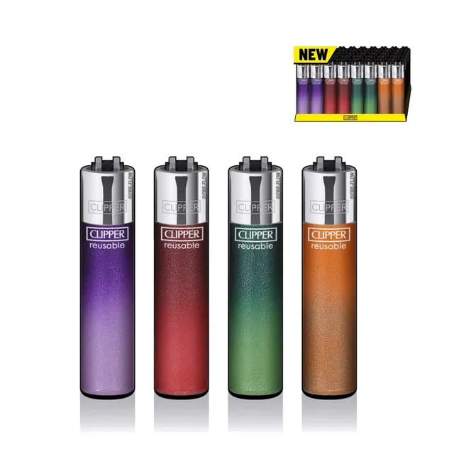 CLIPPER Parafernalia Lighters METALLIC GRADIENT #5 accendino ricaricabile