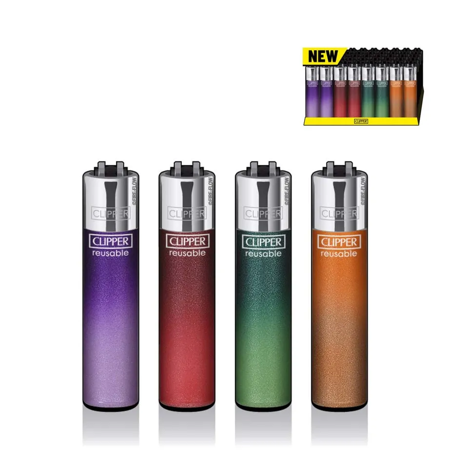 CLIPPER Parafernalia Lighters METALLIC GRADIENT #5 accendino ricaricabile