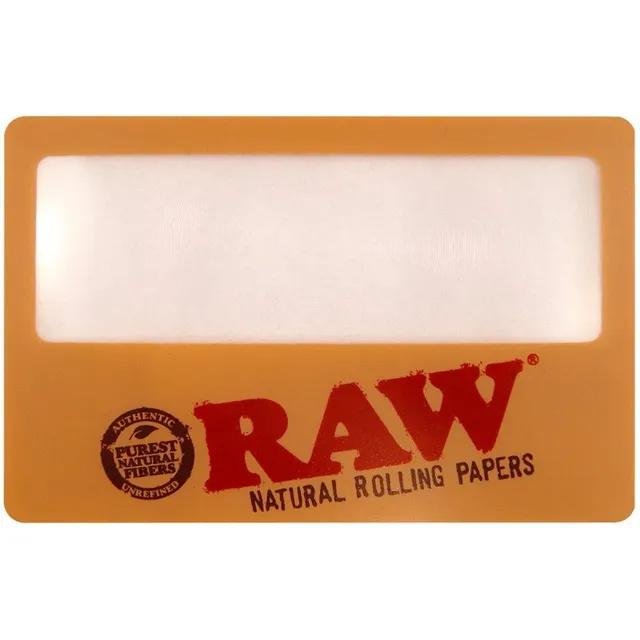 RAW Carta di ingrandimento lente tascabile 8,5 x 5,5 cm