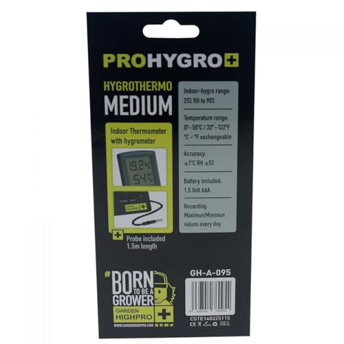 Garden HighPro THERMO-HYGROMETERS AND TIMERS Medium termoigrometro