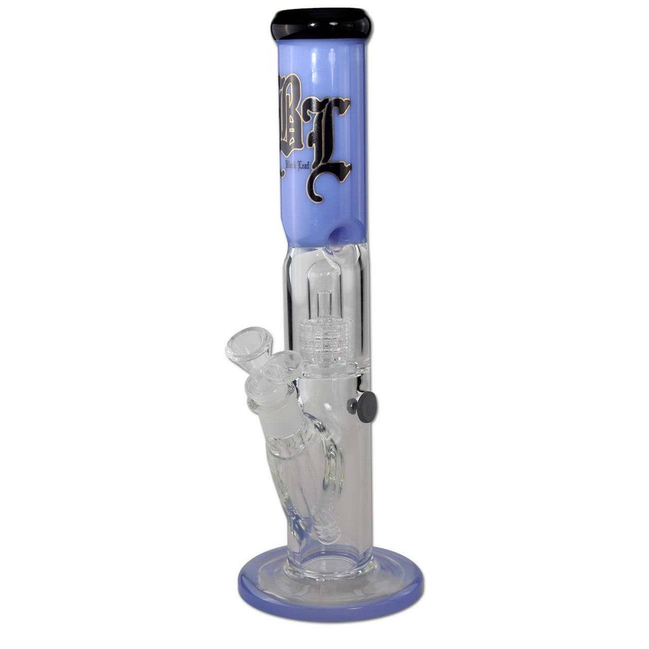 Black Leaf Parafernalia Blue Hour2 Ice Bong Drum Perc bong in vetro 5 mm