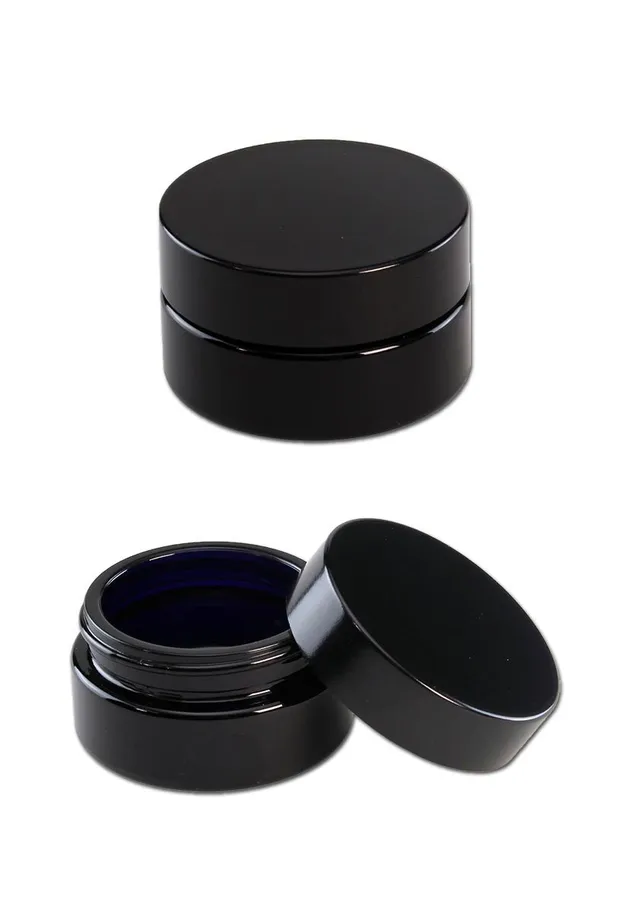 Miron Violet Glass Wideneck Jars wide 30ml vasetto in vetro violetto