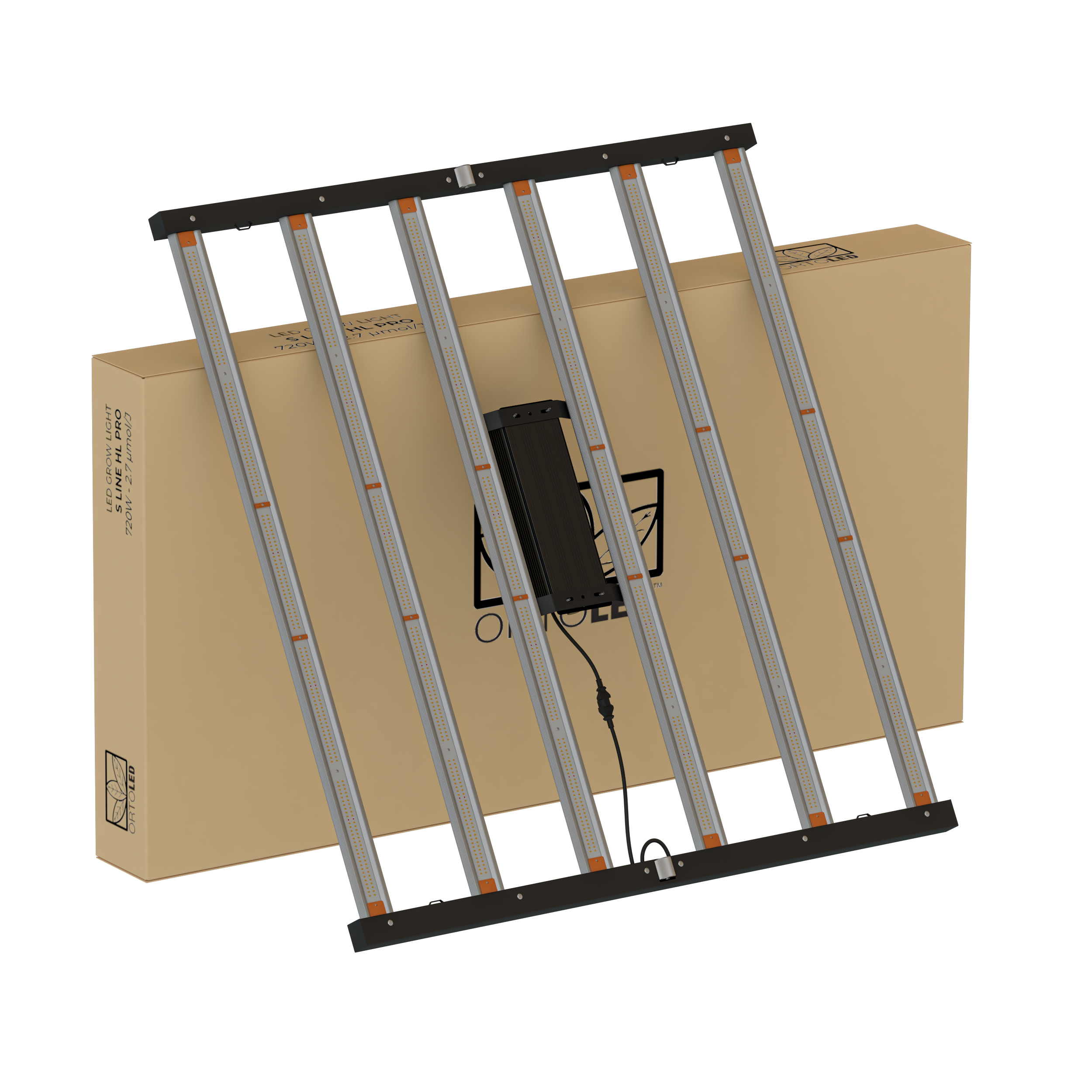 Ortoled Lineari serie ECO S Line Foldable ECO HL Bar Light 2,7 µmol/J 720W PRO lampada LED dimmerabile