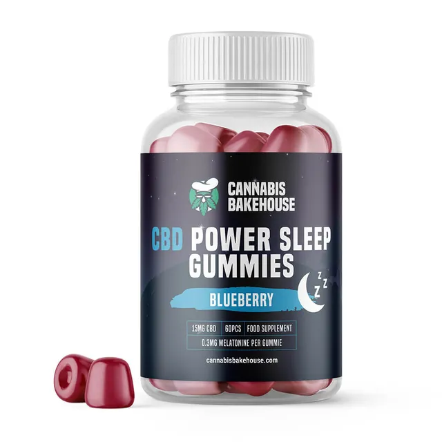 Cannabis Bak Power Sleep 15mg CBD Gummies + Melatonine 60 gummies