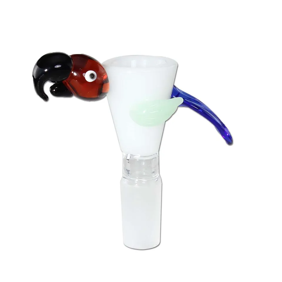 Parafernalia Herb Bowl Parrot braciere in vetro