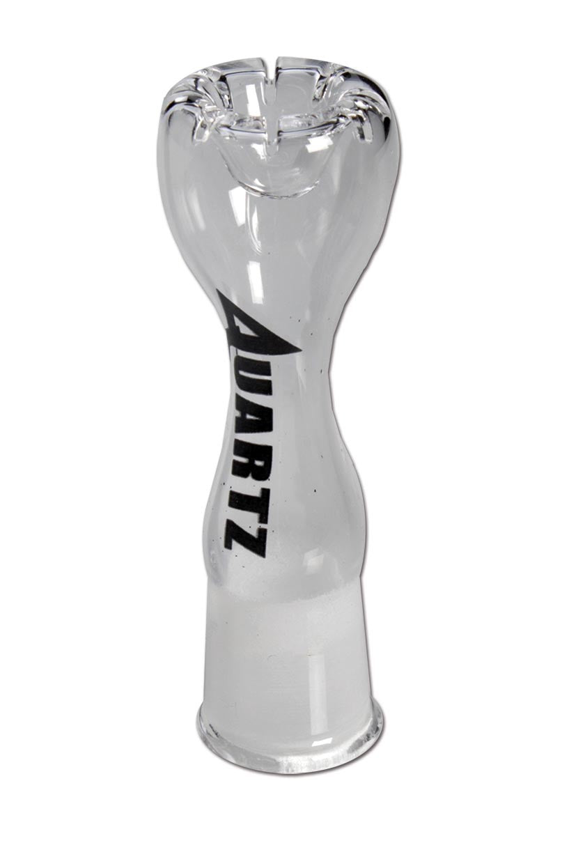 Black Leaf Parafernalia Quartz Oil Bowl with Slits braciere in quarzo