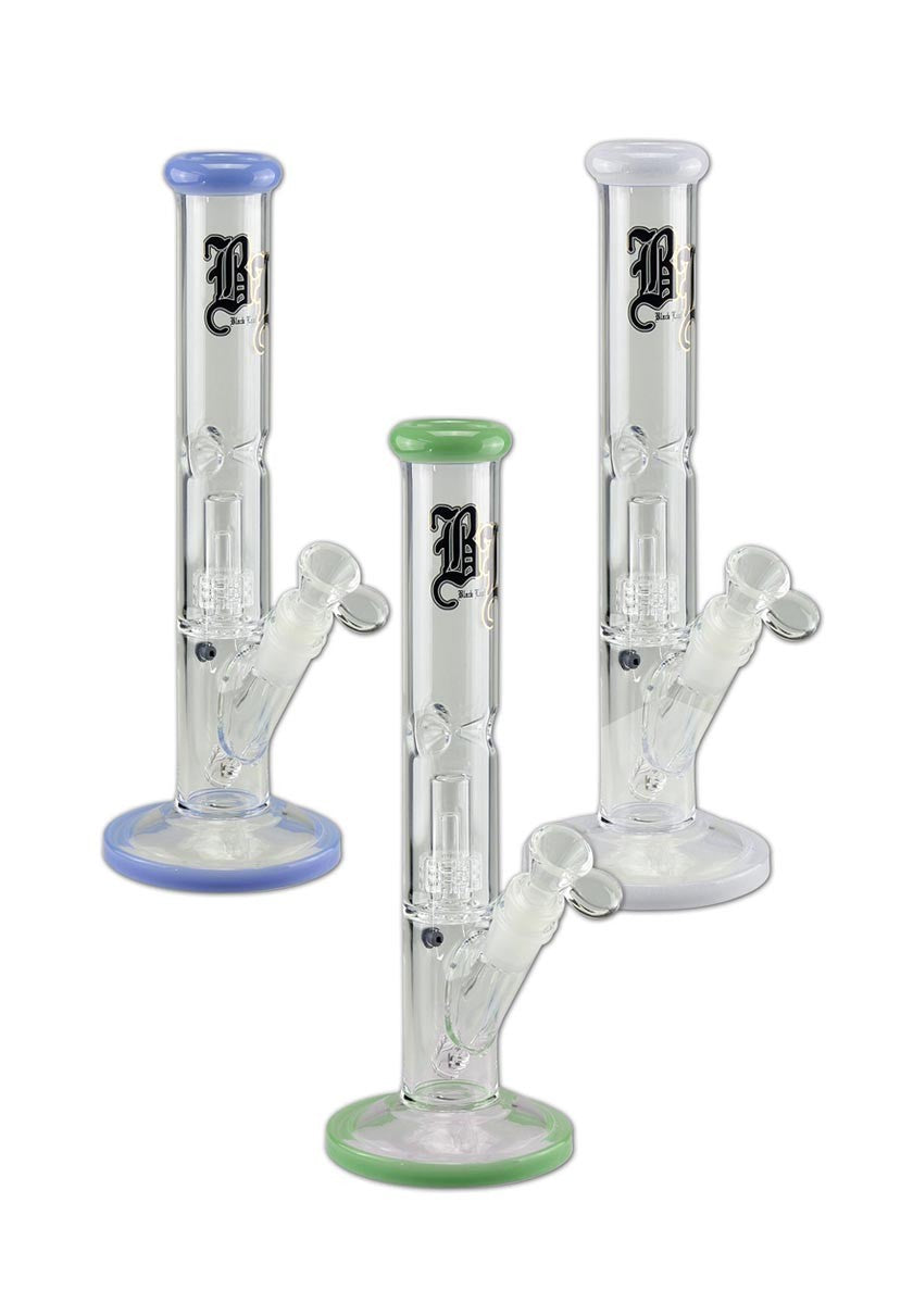 Black Leaf Parafernalia Cilindro Bong Ghiaccio con Percolatore a Tamburo bong