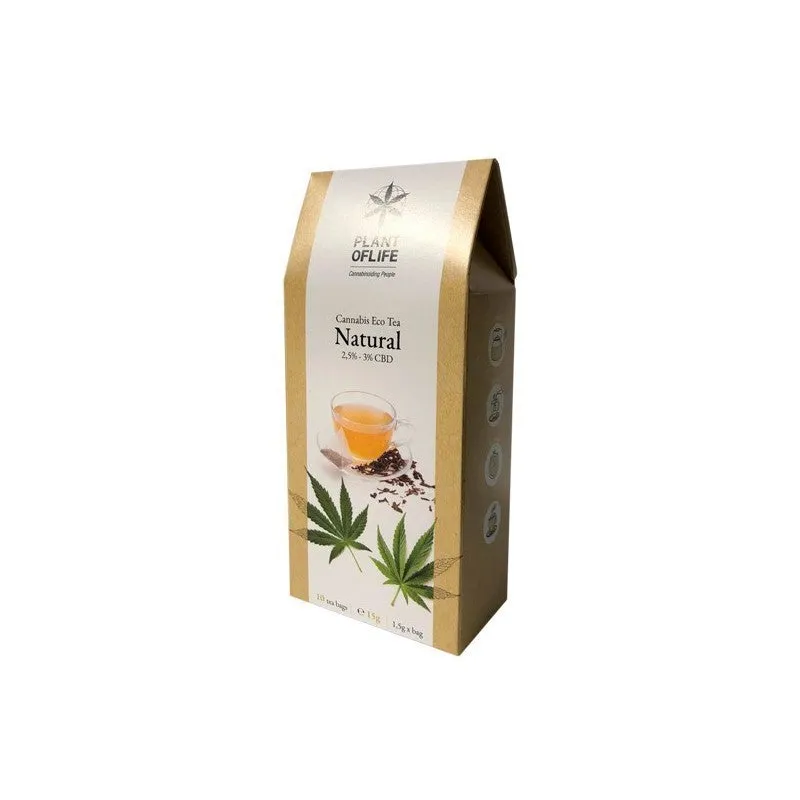 Plant of Life Alimenti Tisana alla canapa naturale 10 bustine da 1,5 g