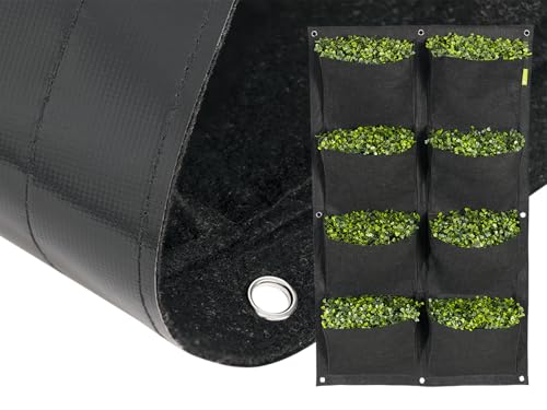 Garden HighPro PROPOT WALL 8 vaso da parete 8 scomparti in PET riciclato