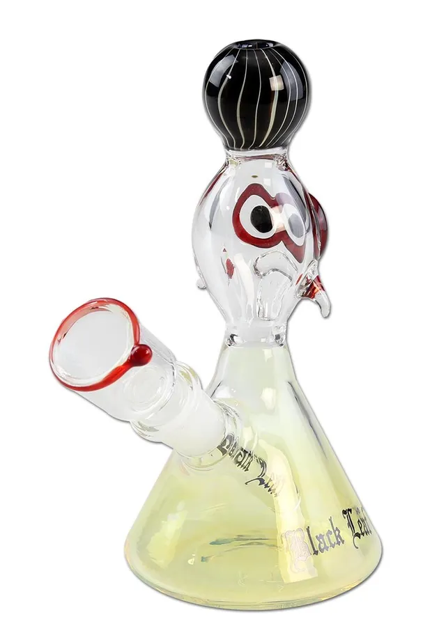 Black Leaf Parafernalia Prince Zamunda Mini Bong in vetro borosilicato