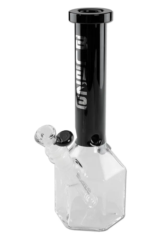 BLAZE GLASS Parafernalia Chump Ice Bong nero 4 mm