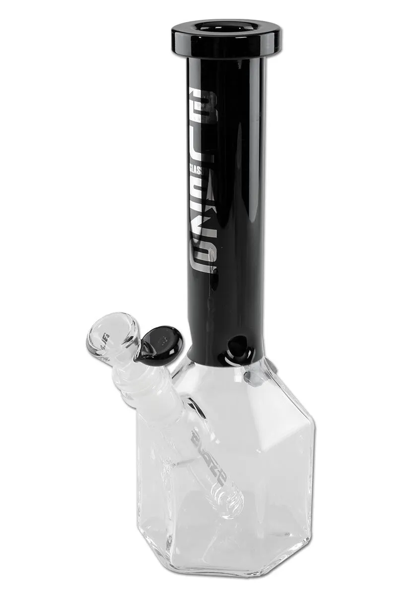 BLAZE GLASS Parafernalia Chump Ice Bong nero 4 mm
