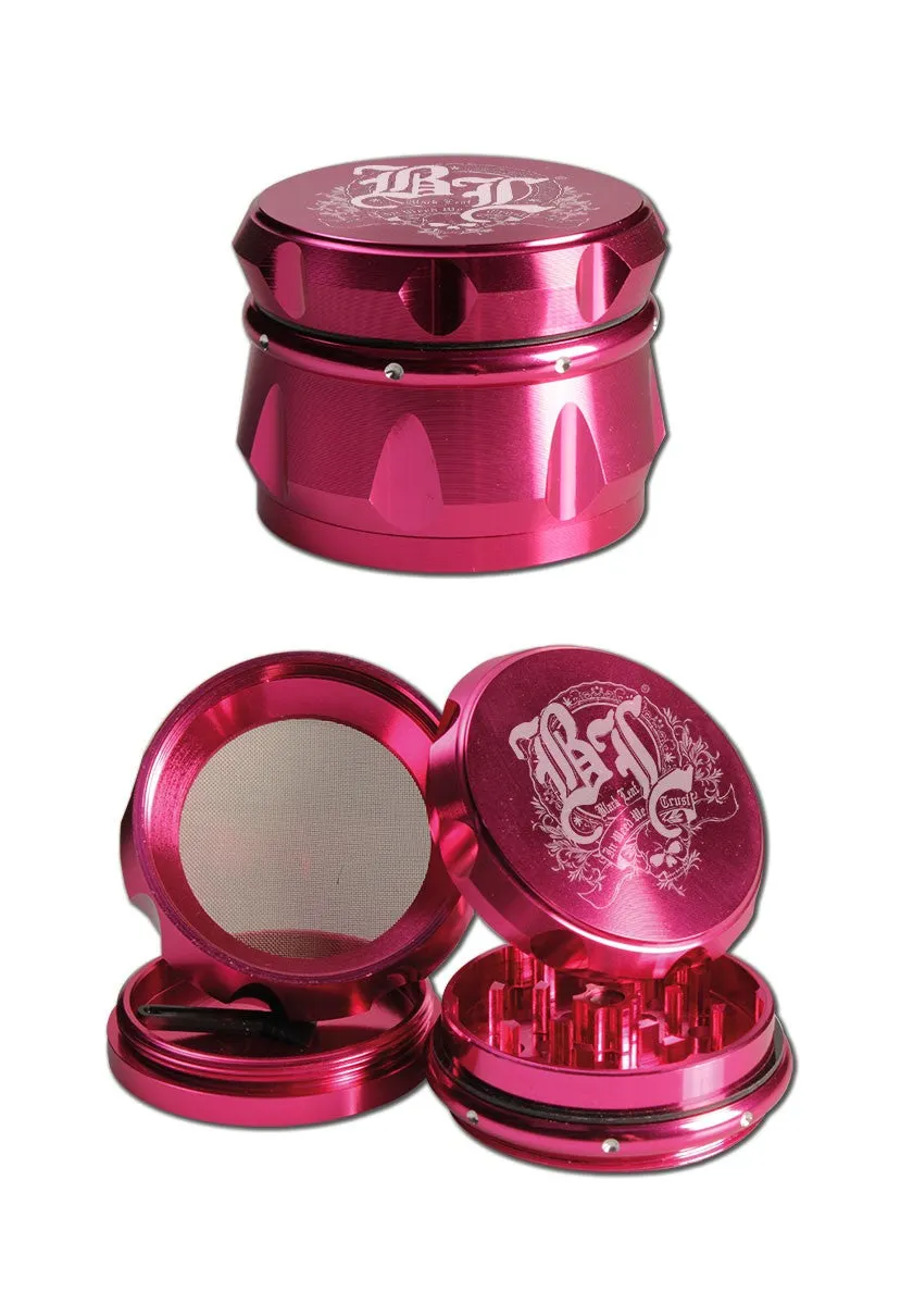 Black Leaf Parafernalia Grinder Crown 4-part grinder con paletta