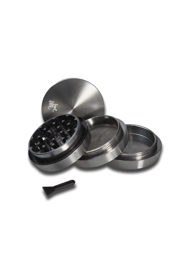 Black Leaf Step-Grinder 4-tpart grande grinder in alluminio