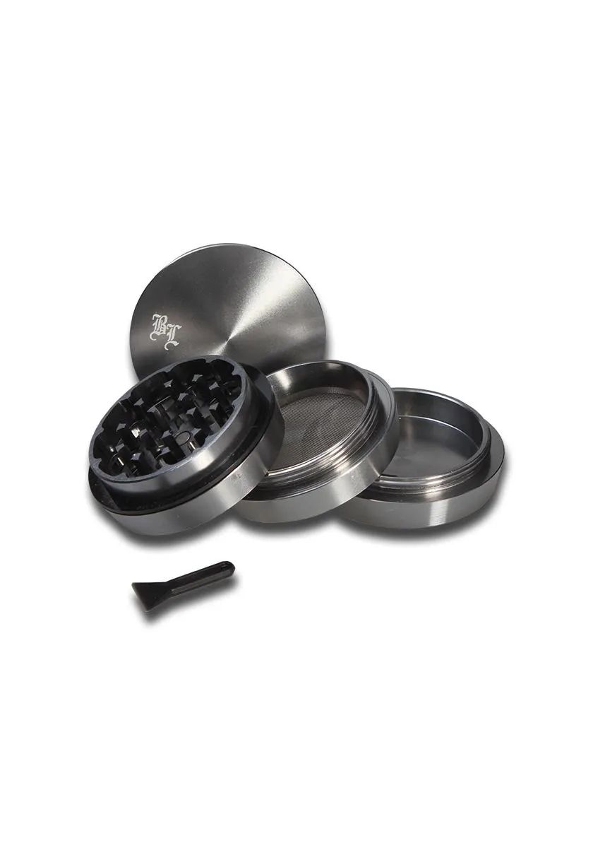 Black Leaf Step-Grinder 4-tpart grande grinder in alluminio