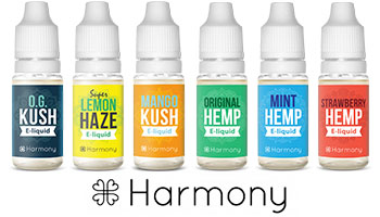 Harmony e-liquid CBD 300 mg 10 ml