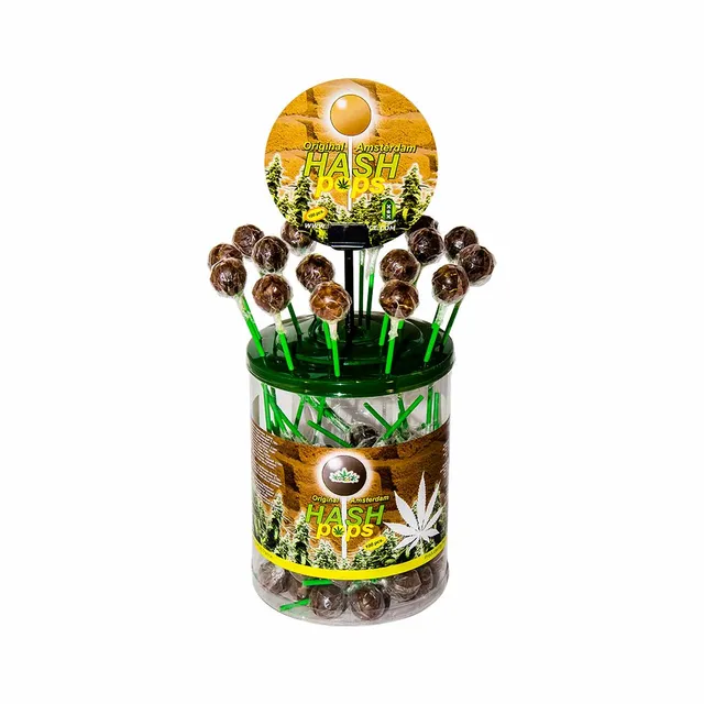 Plantadiscount Alimenti ED5029 lecca lecca gusto hash 100 pezzi senza THC
