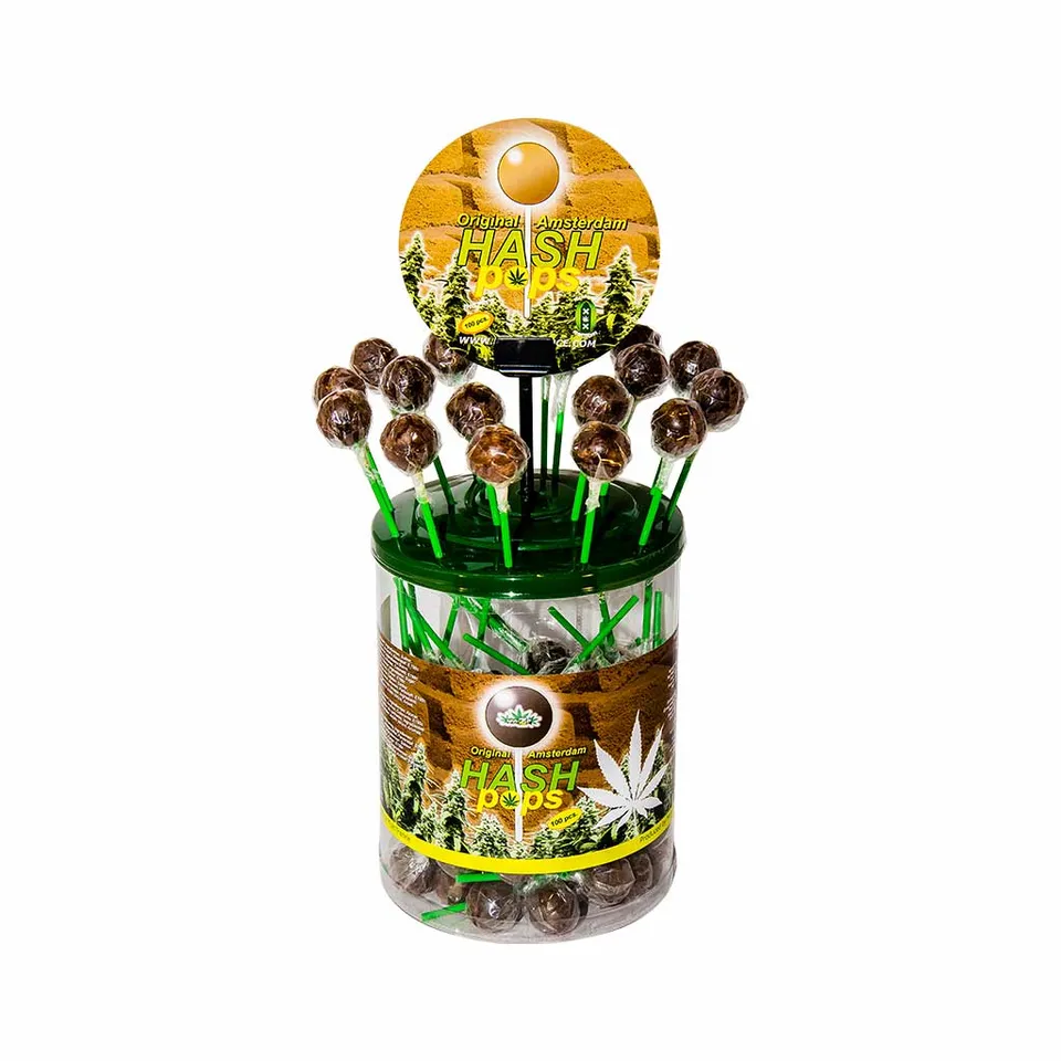 Plantadiscount Alimenti ED5029 lecca lecca gusto hash 100 pezzi senza THC