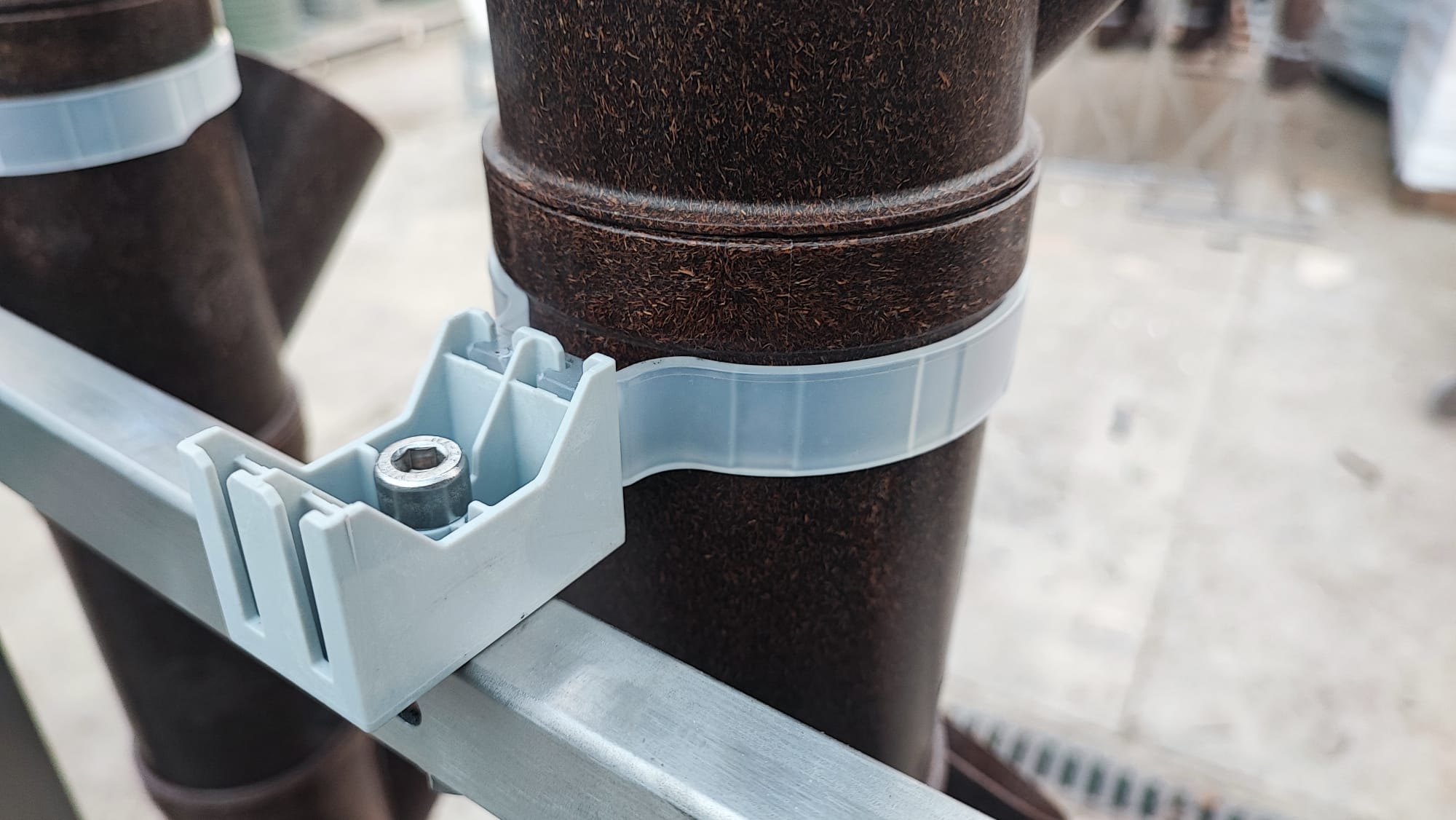 Aquaponic Design Coltivazione in torre - Minibraga Kit collari per torri DWT 2 collari