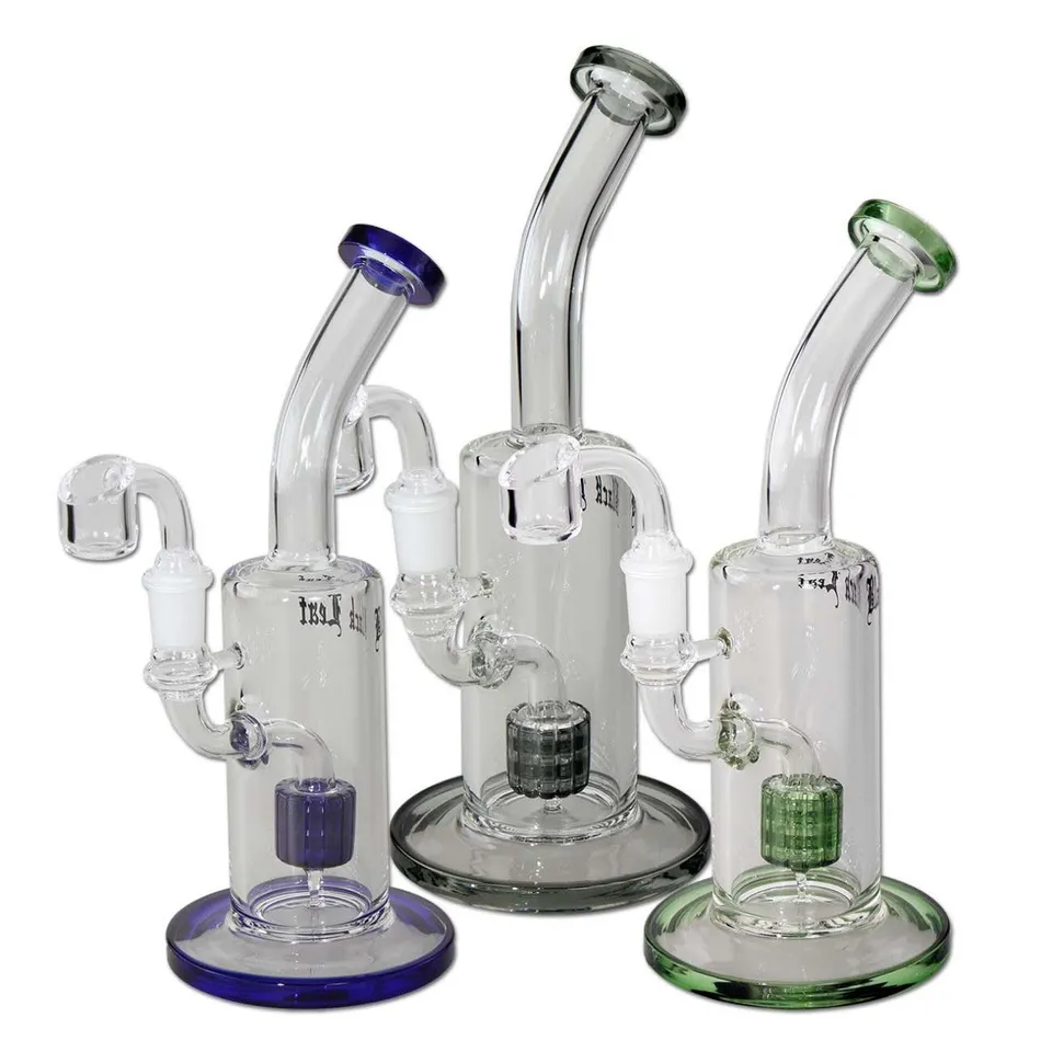 Plantadiscount Parafernalia Black Leaf Oil Bong/Dab Rig with Drum Percolator dab rig in borosilicato